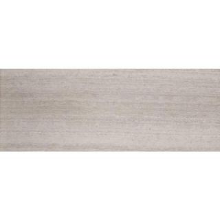 Metro 8 in. x 36 in. Cream Honed Veincut Marble Wall Tile 1143601