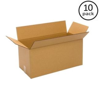 Plain Brown Box 24 in. x 16 in. x 16 in. 10 Box Bundle PRA0133B