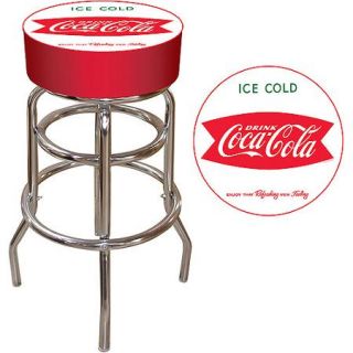 Trademark Global Vintage Coca Cola Ice Cold Design 30" Pub Stool