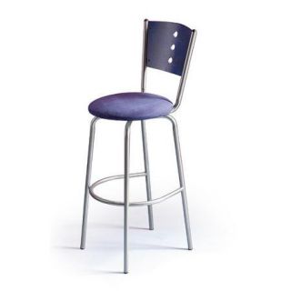 Createch Earl 30'' Swivel Bar Stool with Cushion