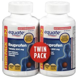 Equate Ibuprofen Pain Reliever/Fever Reducer 200mg, 1000 count
