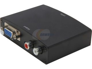 HDMI to VGA Video + R/L Audio Converter w/ DC Adapter