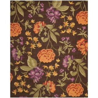 Safavieh Blossom Brown/Multi 5 ft. x 8 ft. Area Rug BLM788A 5