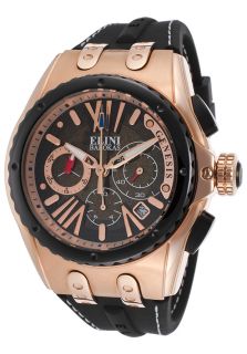 Genesis Vision Chrono Black Silicone and Dial Rose Tone Case
