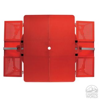 Picnic Table  Red   Picnic Time 811 00 100   Picnic Supplies
