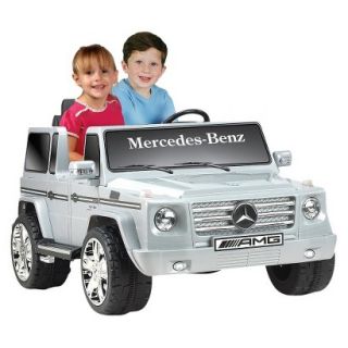 Kid Motorz Mercedes Benz G55 12V Two Seater Ride On   Silver