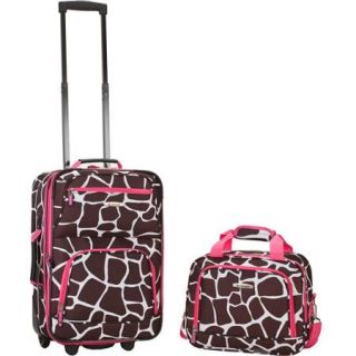 Rockland Luggage Rio 2 Piece Carry On Luggage Set, Multiple Colors