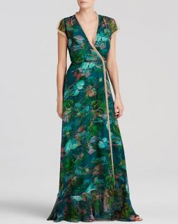 Twelfth Street by Cynthia Vincent Maxi Dress   Wrap Floral