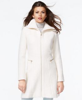 Jessica Simpson Zip Front Wool Coat   Coats   Women