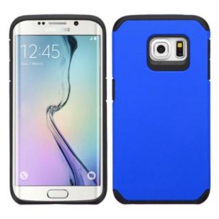 Insten Hard Hybrid Rugged Shockproof Silicone Case For Samsung Galaxy S6 Edge   Blue/Black