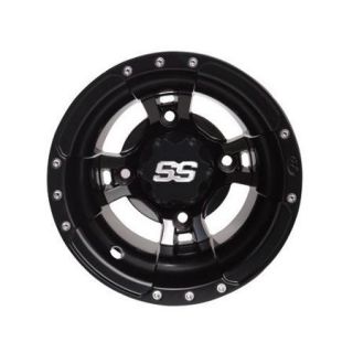 ITP SS112 Sport ATV Wheel Front 10x5 Matte Black Fits 87 04 Yamaha YFM350X Warrior
