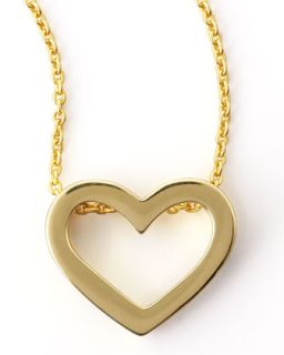 Roberto Coin 18k Yellow Gold Side Heart Necklace