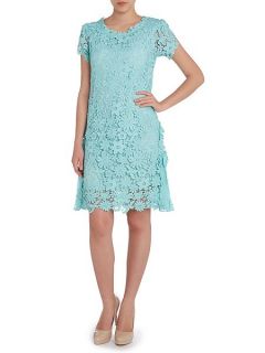Jolie Moi Crochet lace swing dress
