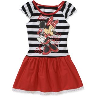 Disney Baby Girls' Minnie Tee Shirt Dress