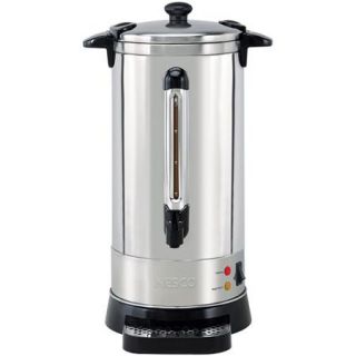 Nesco 50 Cup Stainless Steel Double Wall Coffee Urn with Locking Lid