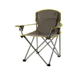 Quik Chair Gray Heavy Duty Folding Patio Armchair 150239