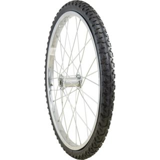 Marathon Tires Pneumatic Tire On Steel Spoked Wheel — 3/4in. Bore, 24 x 2.125  Pneumatic Spoked Wheels