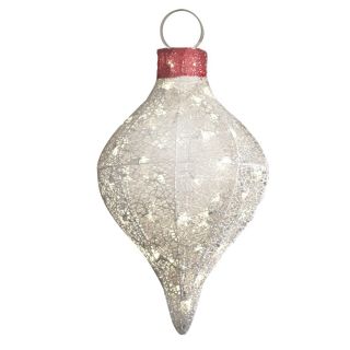 Holiday Living 2 ft Lighted Ornament Outdoor Christmas Decoration with White Incandescent Lights