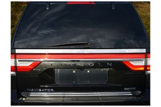 2015, 2016 Lincoln Navigator Chrome Kits & Packages   ProZ LB55655   ProZ Chrome License Plate Trim