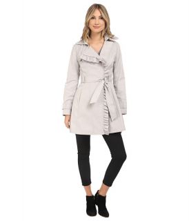 Jessica Simpson Belted Ruffle Trench