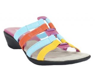 Easy Street Summer Slide Wedge Sandals —