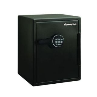 SentrySafe 2.0 cu. ft. Steel Fire and Water Resistant Safe with Electronic Lock, Black SFW205EVB