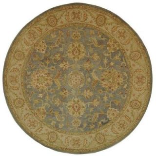 Safavieh Antiquity Blue/Beige 6 ft. Round Area Rug AT312A 6R