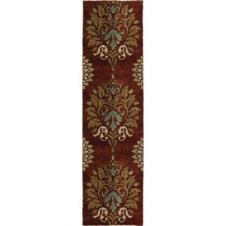 Orian Wild Weave Jacqueline Rouge Red/Burgundy Area Rug