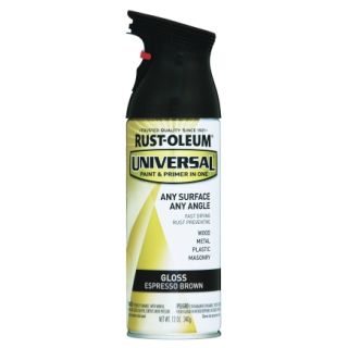 Rust Oleum 12oz Universal Spray Paint in Espresso Brown Gloss (245215)   Spray Paint