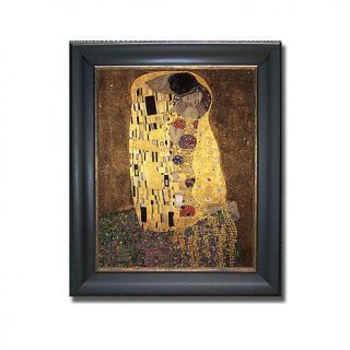 Gustav Klimt "The Kiss" Framed Canvas Art   7805875