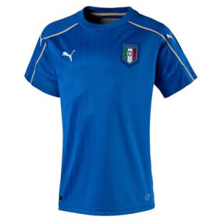 Italy Puma Youth 2016 Home Shirt Jersey   Blue/White