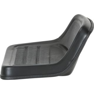 A & I Deluxe Mid-Back Utility Lawn Mower Seat — Black, Model# TM555BL