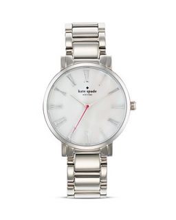 kate spade new york Large Stainless Steel Roman Numeral Gramercy Watch, 38mm