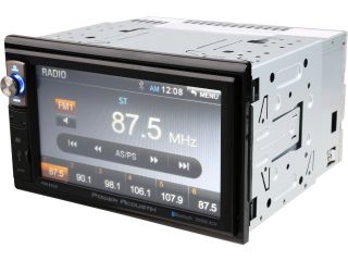 Power Acoustik PDR 654B 2 DIN Digital Media Receiver with 6.5" LCD and Built in Bluetooth
