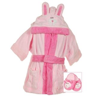 BT Kids Girls Pink Bunny Robe and Slipper Set  ™ Shopping