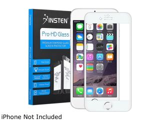 Insten Silver Frame Premium Tempered Glass Screen Protector LCD Film Guard Shield For Apple iPhone 6 2113323
