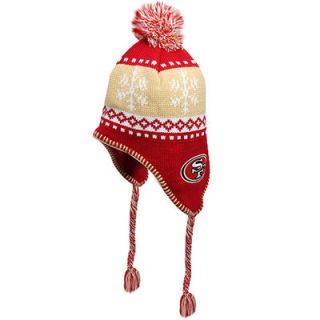 47 Brand San Francisco 49ers Abomination Knit Beanie   Scarlet/Gold