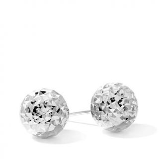 Technibond® Diamond Cut Round Ball Stud Earrings   7742058