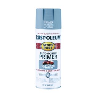Rust Oleum Stops Rust 12 Oz Automotive Spray Primer Light Gray   Spray Paint