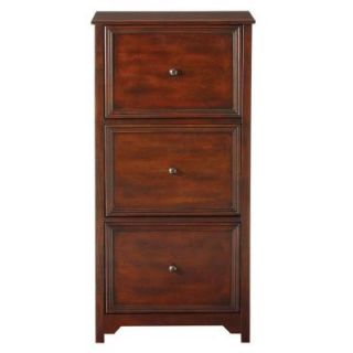 Home Decorators Collection Oxford 3 Drawer Wood File Cabinet in Chestnut 2914410970
