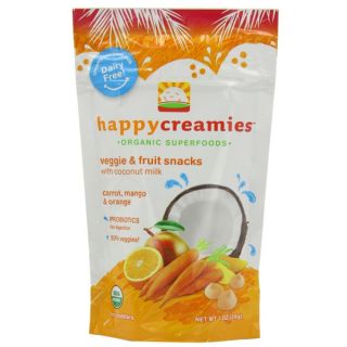 Happy Baby Creamies Fruit and Veggie Snack (Pack of 16)