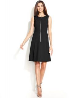 Calvin Klein Sleeveless Contrast Seam Dress