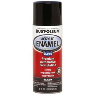 Rust Oleum/Gloss black acrylic enamel 248643   Rust Oleum #248643