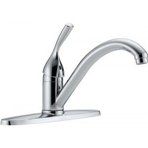Delta 100 DST Classic Single Handle Kitchen Faucet   Chrome