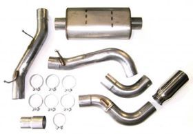 2003 2007 Ford F 250 Performance Exhaust Systems   Bassani Xhaust 606035   Bassani Aft Cat Exhaust System