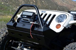2007 2016 Jeep Wrangler Bumper Accessories   Poison Spyder 17 59 030   Poison Spyder RockBrawler Skid Plate
