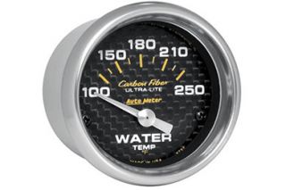 AutoMeter 4737   Range 100°   250° F, short sweep/electric Water Temperature   2 1/16" Temperature   Gauges