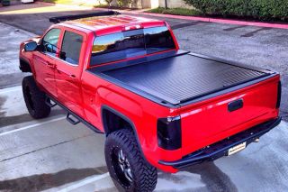 2016, 2017 Toyota Tacoma Retractable Tonneau Covers   Truck Covers USA CR 446   Truck Covers USA American Roll Tonneau Cover