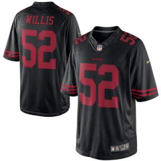Patrick Willis San Francisco 49ers Nike Limited Alternate Jersey   Black