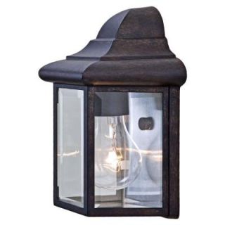 Acclaim Lighting Pocket Lantern Collection 1 Light Black Coral Outdoor Wall Mount Fixture 6001BC